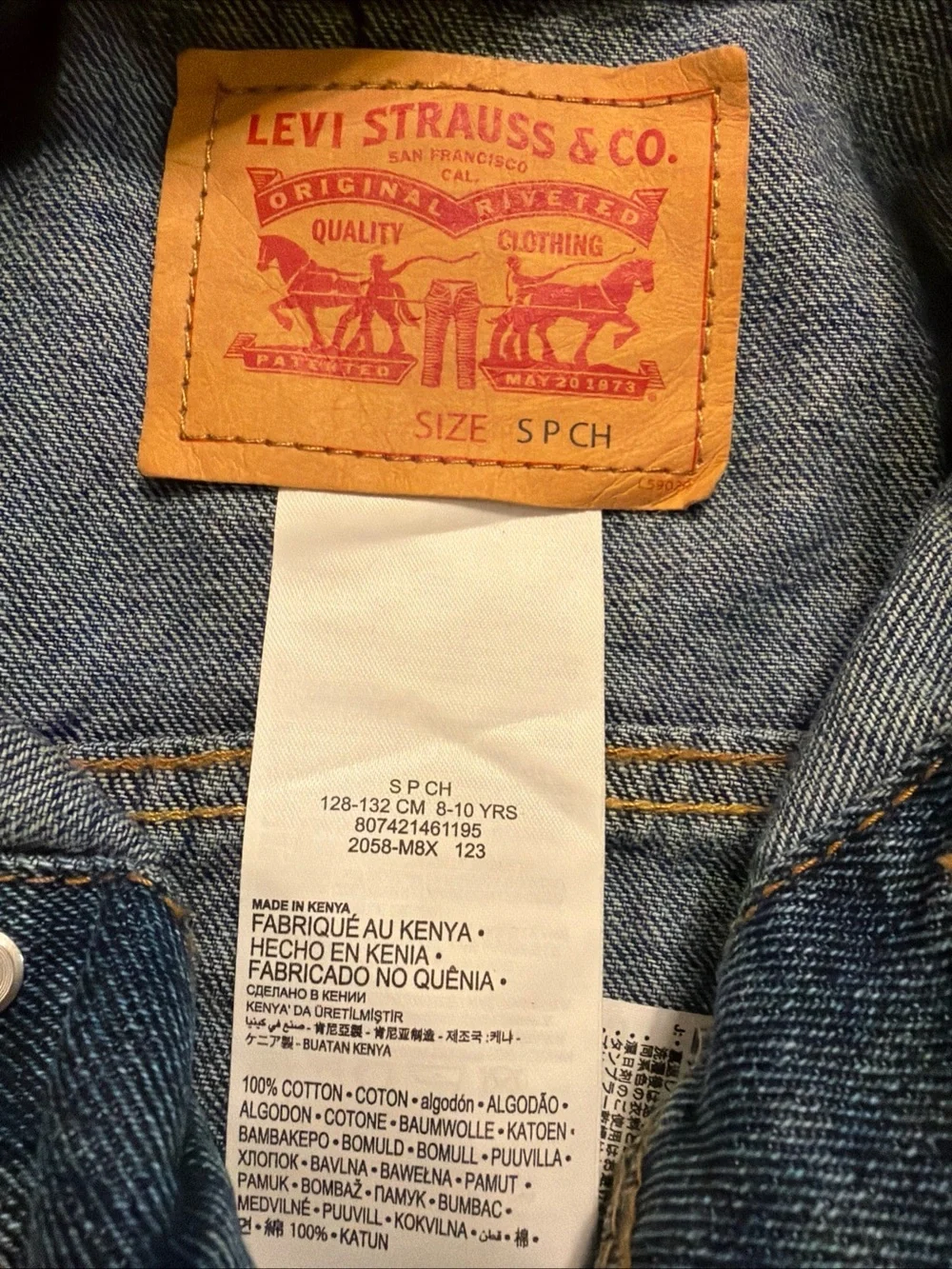 Levis signature by